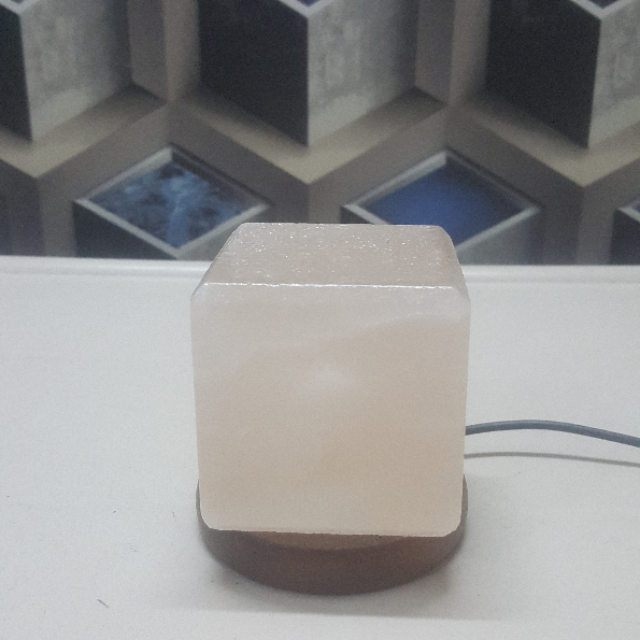 himalayan usb cube lamp (pink)